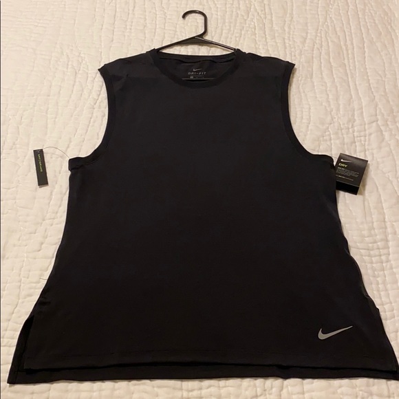 Nike Other - NWT Nike Yoga Sleeveless Shirt Sz L Blk Men’s